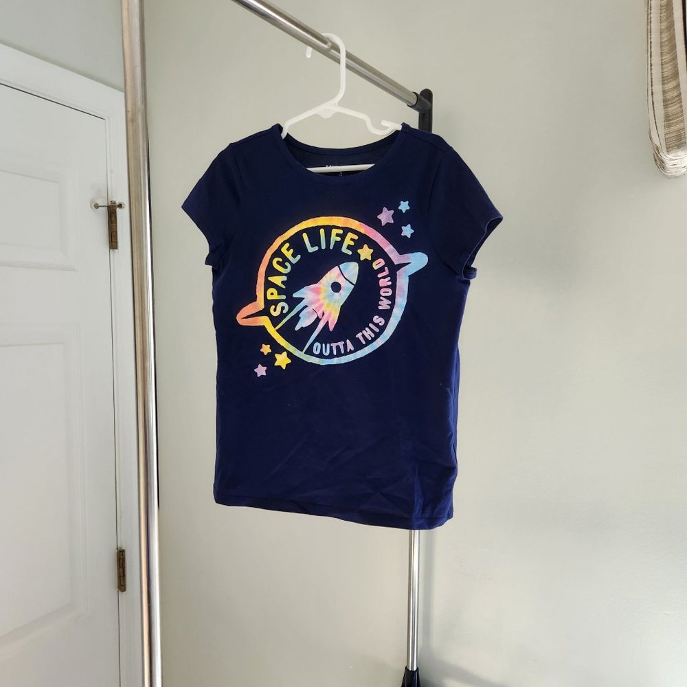 Lands' End Space T-shirt Size S (7-8)